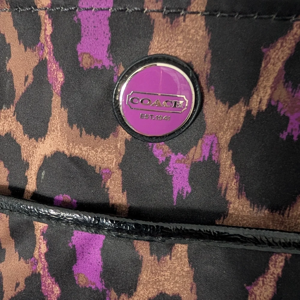 Coach purple ocelot